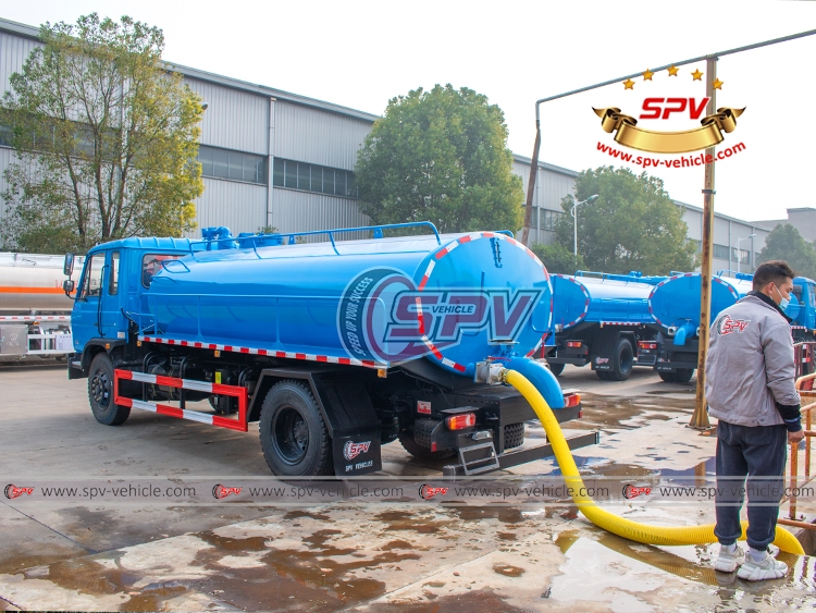 10,000 Litres Sewage Vacuum Truck Dongfeng - Suction
